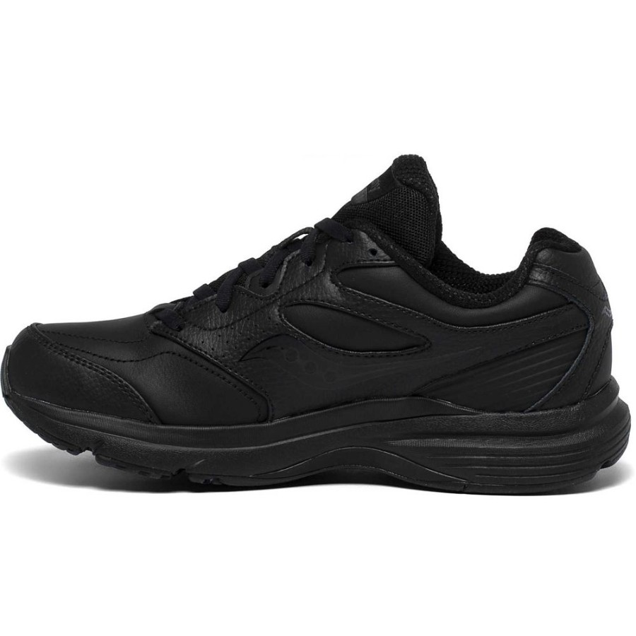 Women Saucony Wide Widths | Women'S Integrity Walker 3 Extra Wide Black