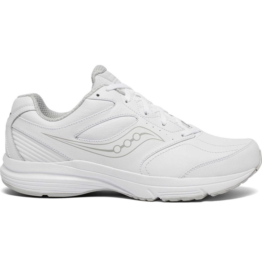 Men Saucony Wide Widths | Men'S Integrity Walker 3 Wide White