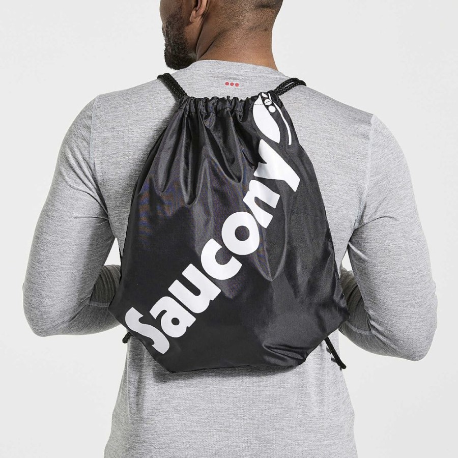 Men Saucony Accessories | Saucony String Bag Black