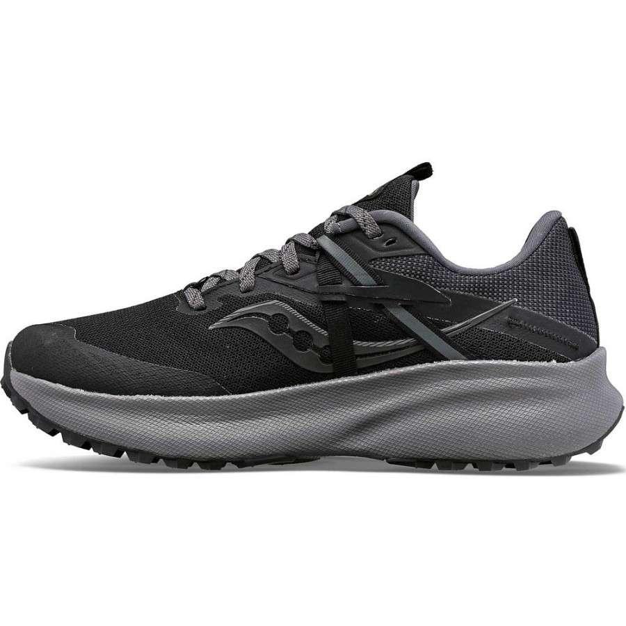 Women Saucony Running | Women'S Ride 15 Tr Gtx Black / Charcoal