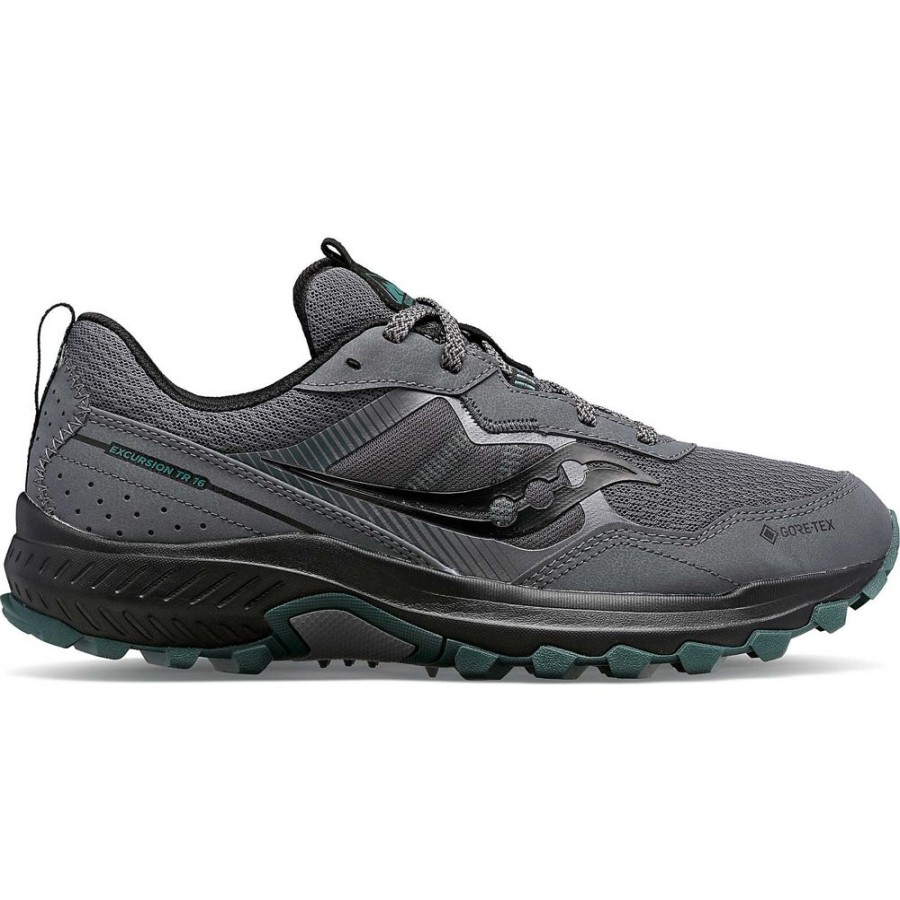 Men Saucony Running | Men'S Excursion Tr16 Gtx Shadow / Forest