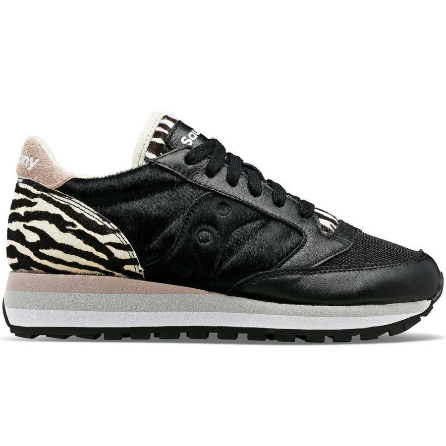 Women Saucony Lifestyle | Women'S Jazz Triple Black / Zebra