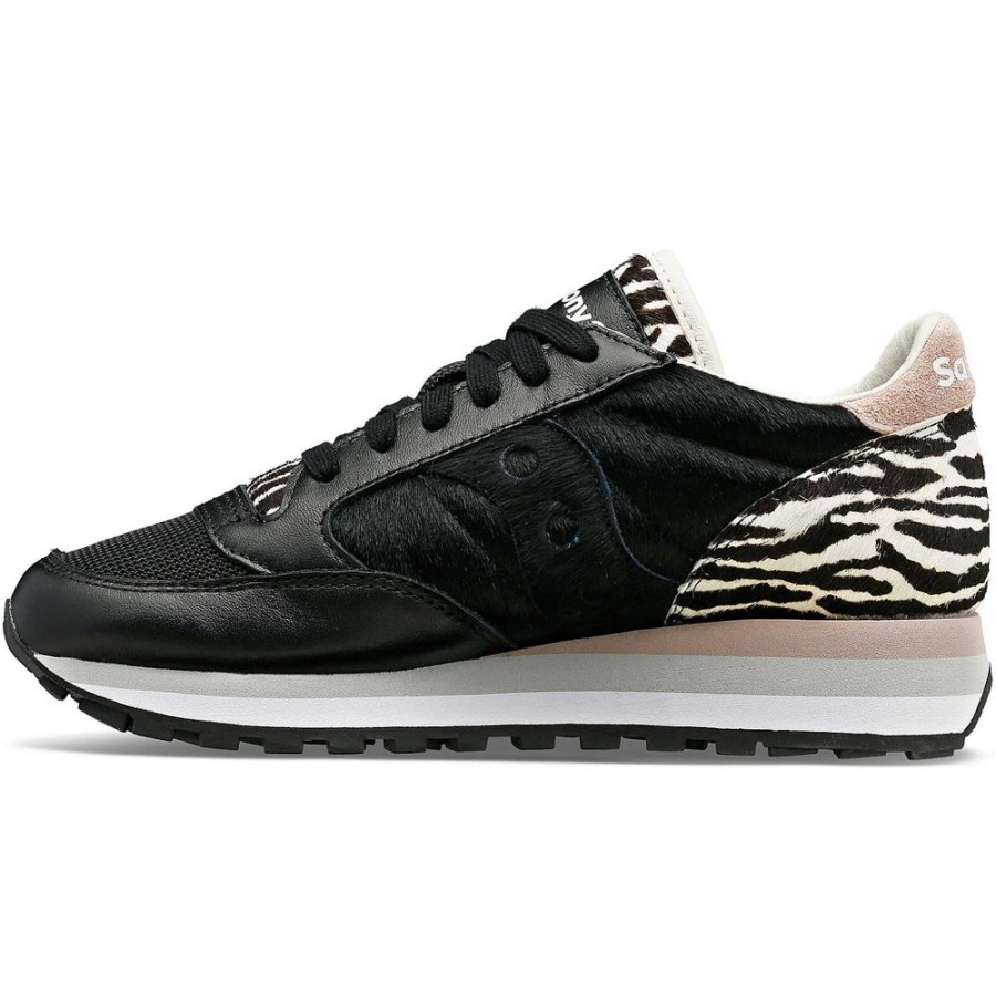 Women Saucony Lifestyle | Women'S Jazz Triple Black / Zebra