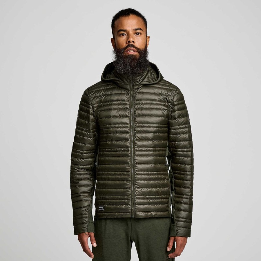 Men Saucony Jackets | Men'S Solstice Oysterpuff Jacket Umbra