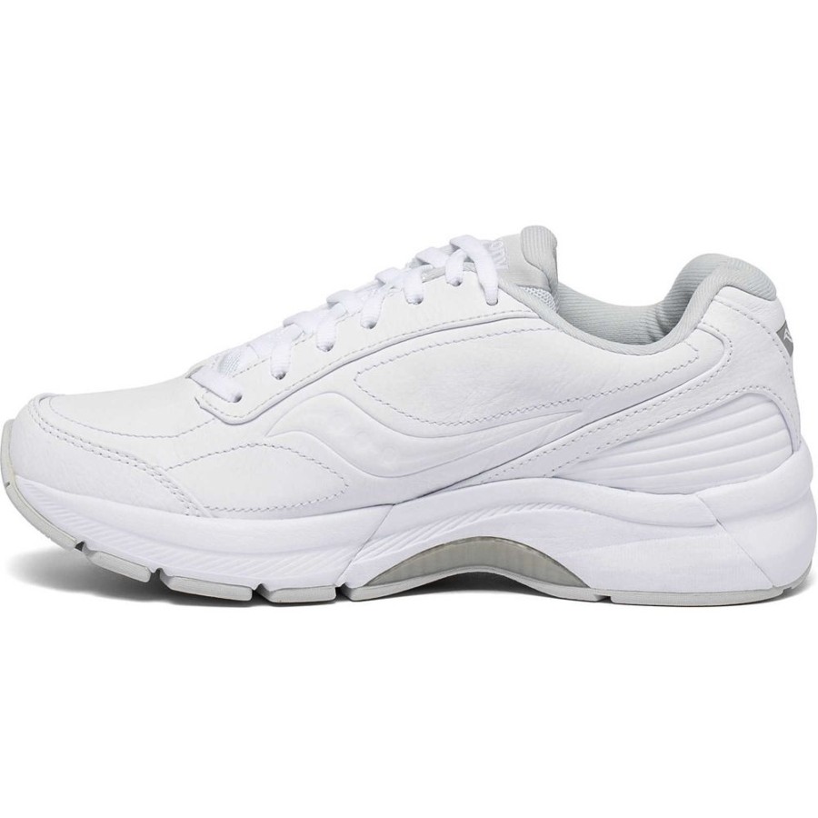 Women Saucony Wide Widths | Women'S Omni Walker 3 Wide White