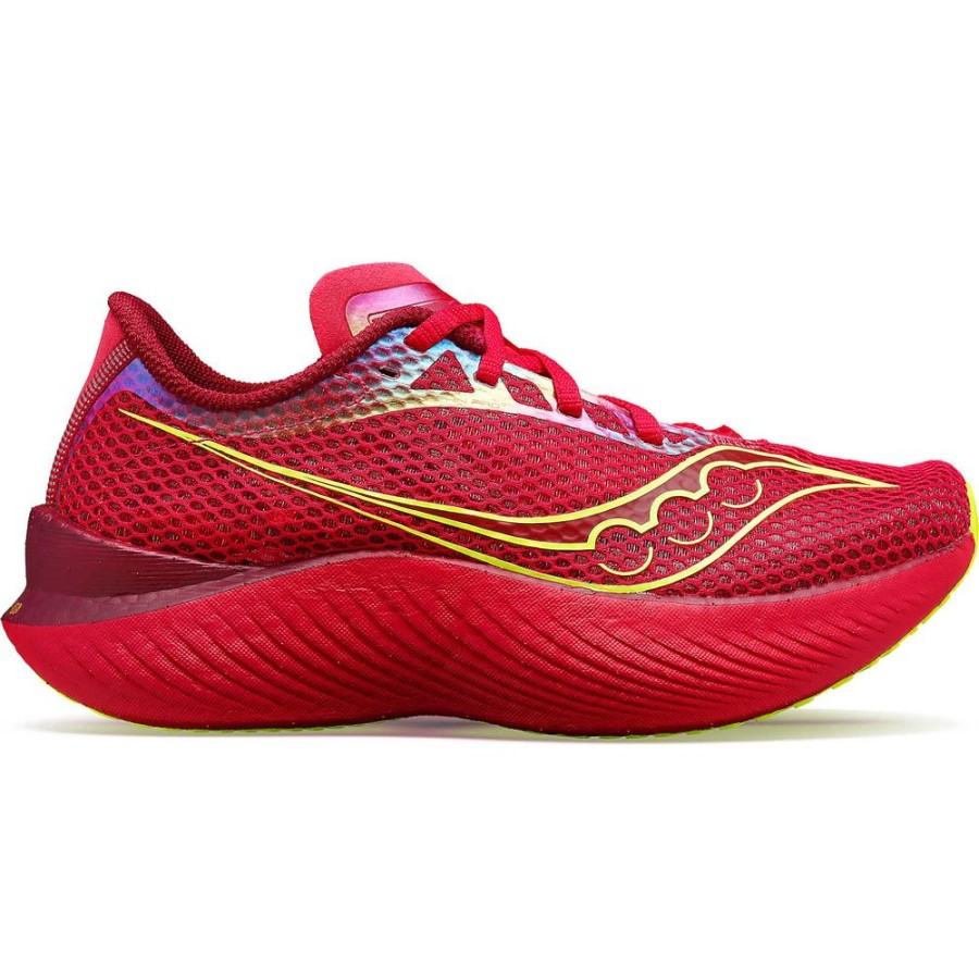 Women Saucony Running | Women'S Endorphin Pro 3 Red / Rose