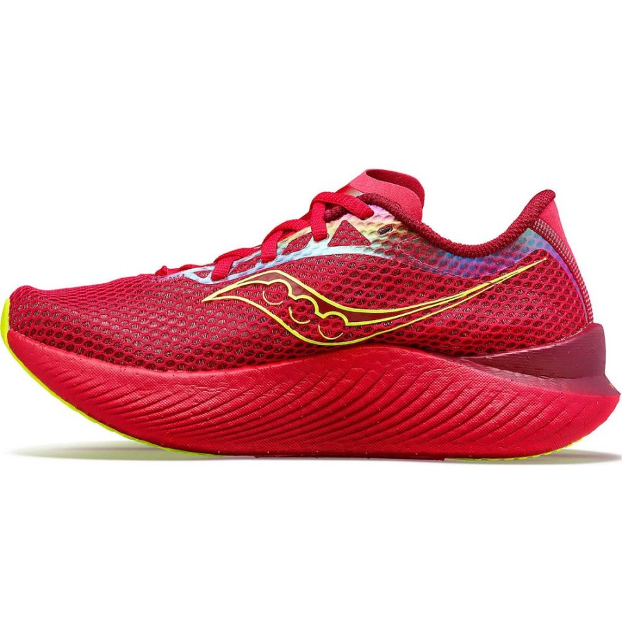 Women Saucony Running | Women'S Endorphin Pro 3 Red / Rose