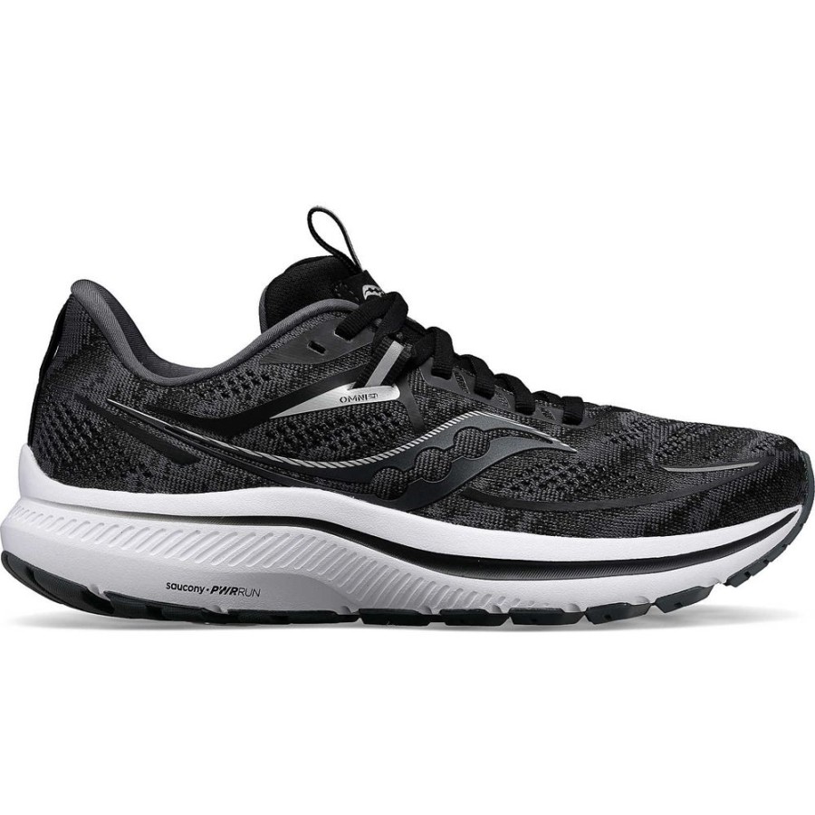 Women Saucony Walking | Women'S Omni 21 Black / White