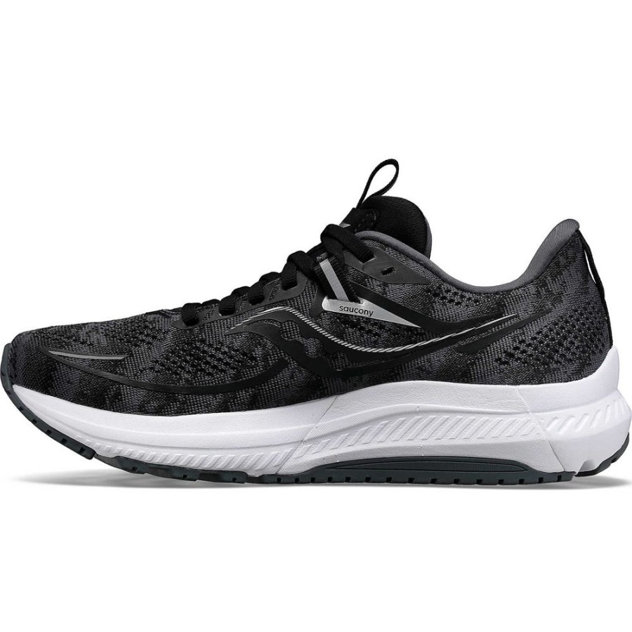 Women Saucony Walking | Women'S Omni 21 Black / White