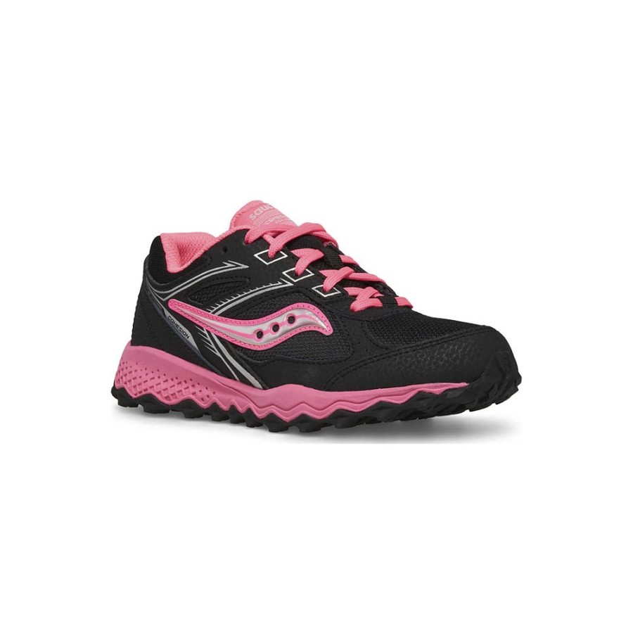 Kids Saucony Girls | Big Kid'S Cohesion Tr14 Lace Sneaker Black / Pink