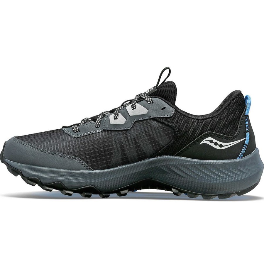 Men Saucony Running | Men'S Aura Tr Gtx Shadow / Black