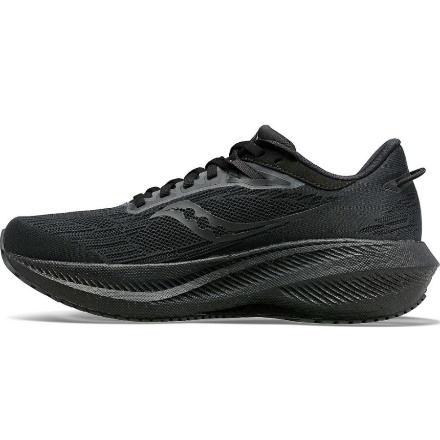 Men Saucony Walking | Men'S Triumph 21 Triple Black