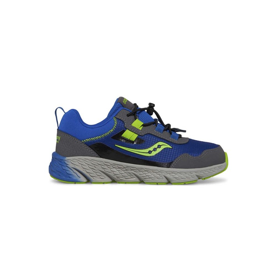 Kids Saucony Boys | Big Kid'S Wind Shield 3.0 Sneaker Blue / Green