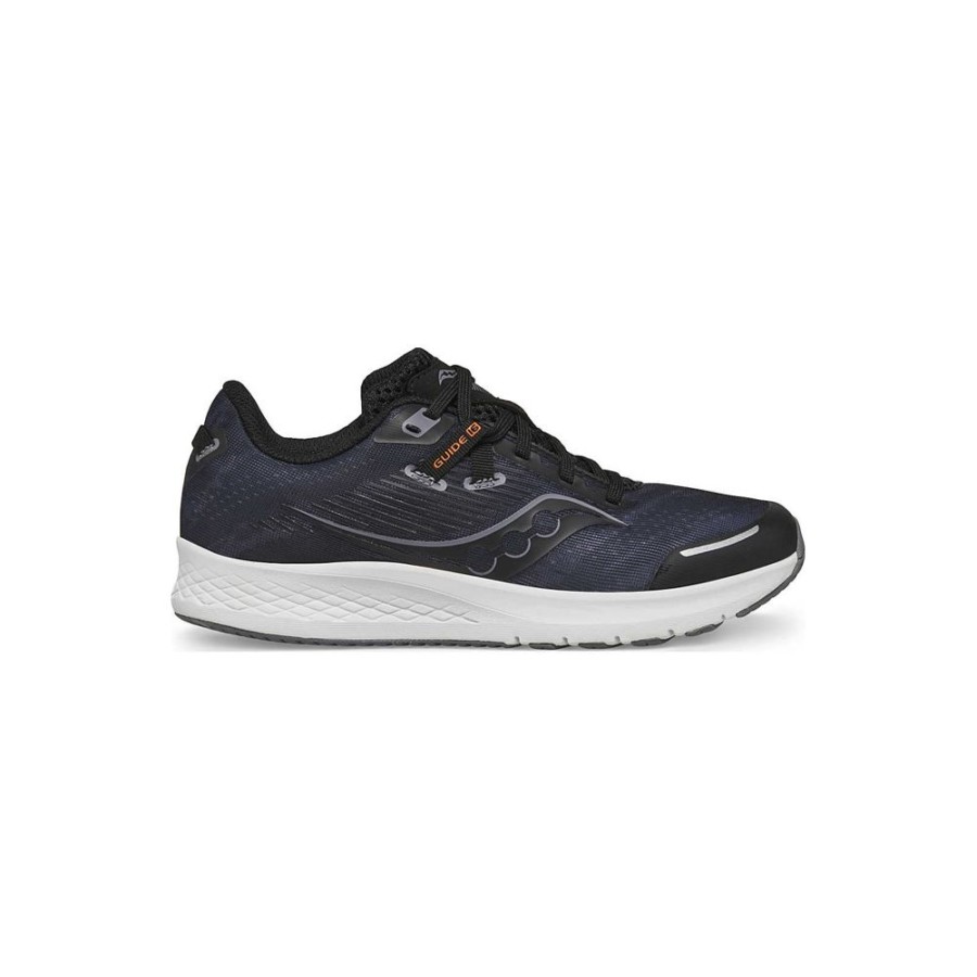 Kids Saucony Boys | Big Kid'S Guide 16 Sneaker White / Black