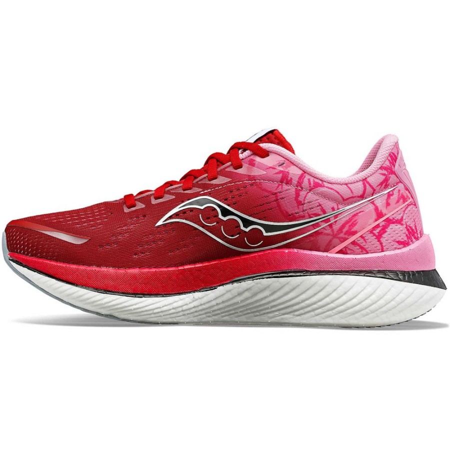 Men Saucony Running | Men'S Tokyo Endorphin Speed 3 Red / Grey