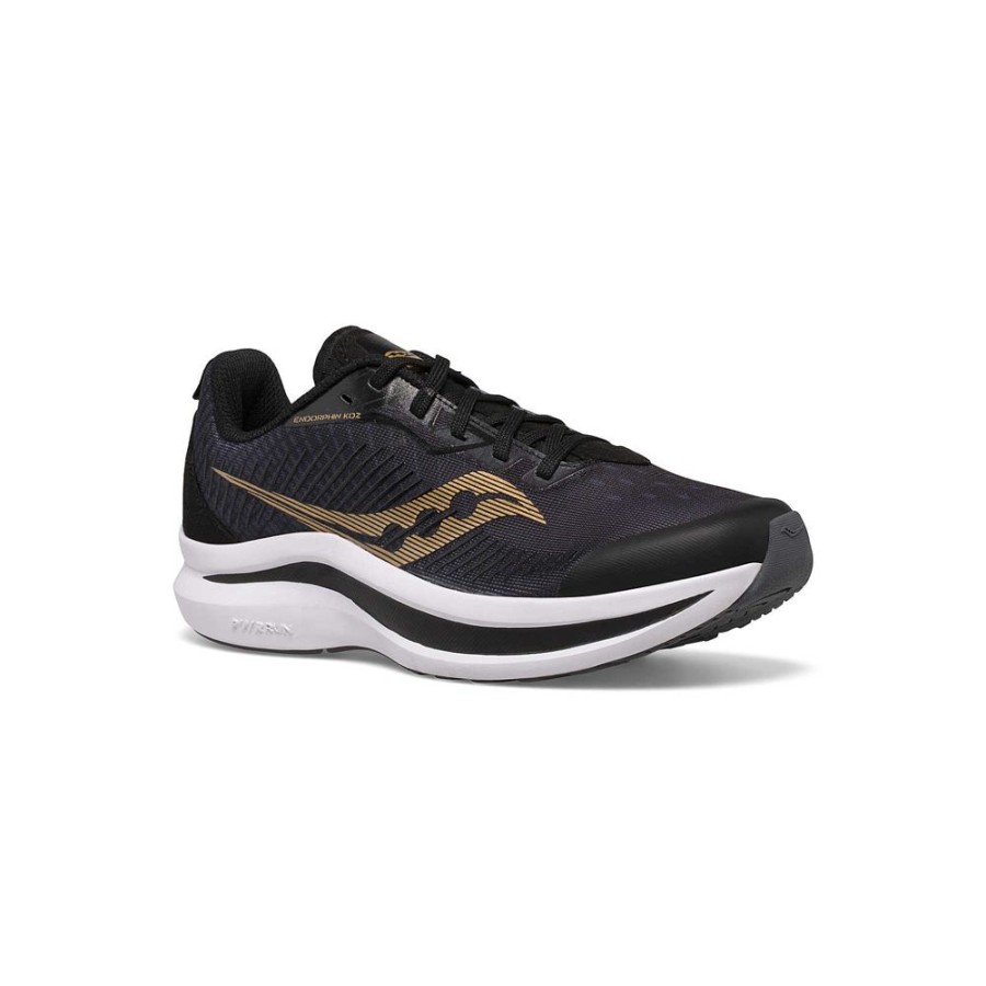 Kids Saucony Boys | Big Kid'S Endorphin Kdz Sneaker Black / Gold