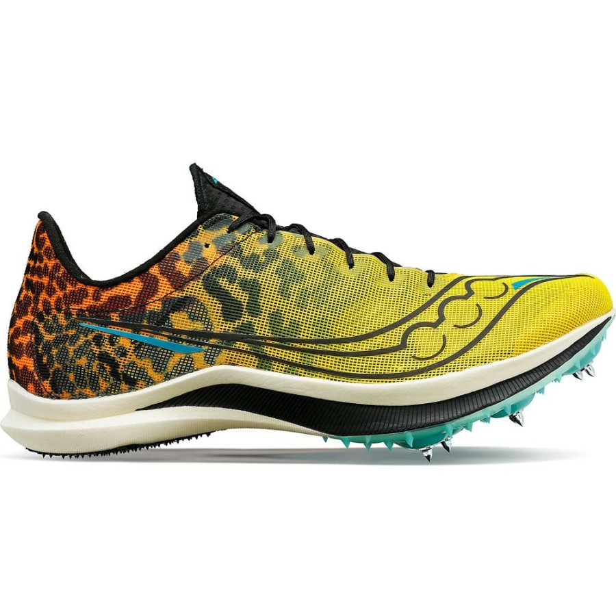 Women Saucony Running | Women'S Endorphin Cheetah Black / Vizi