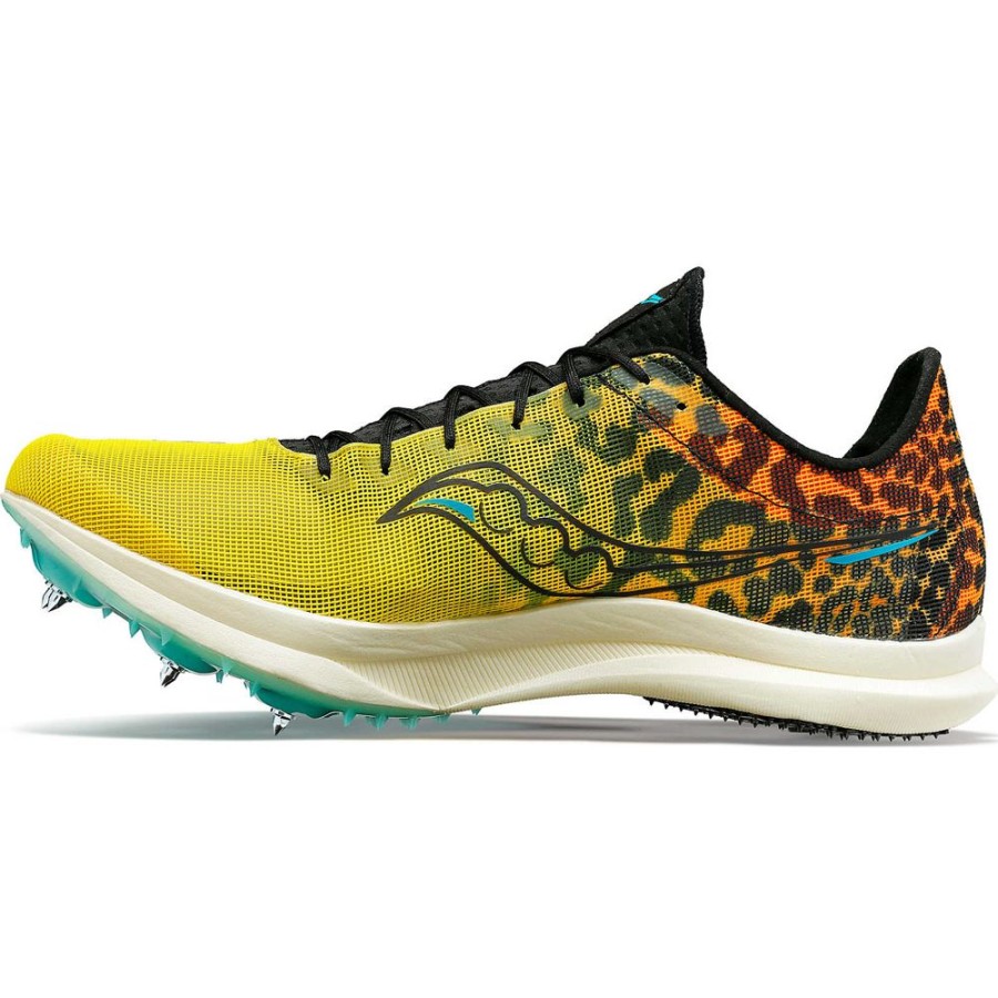 Women Saucony Running | Women'S Endorphin Cheetah Black / Vizi