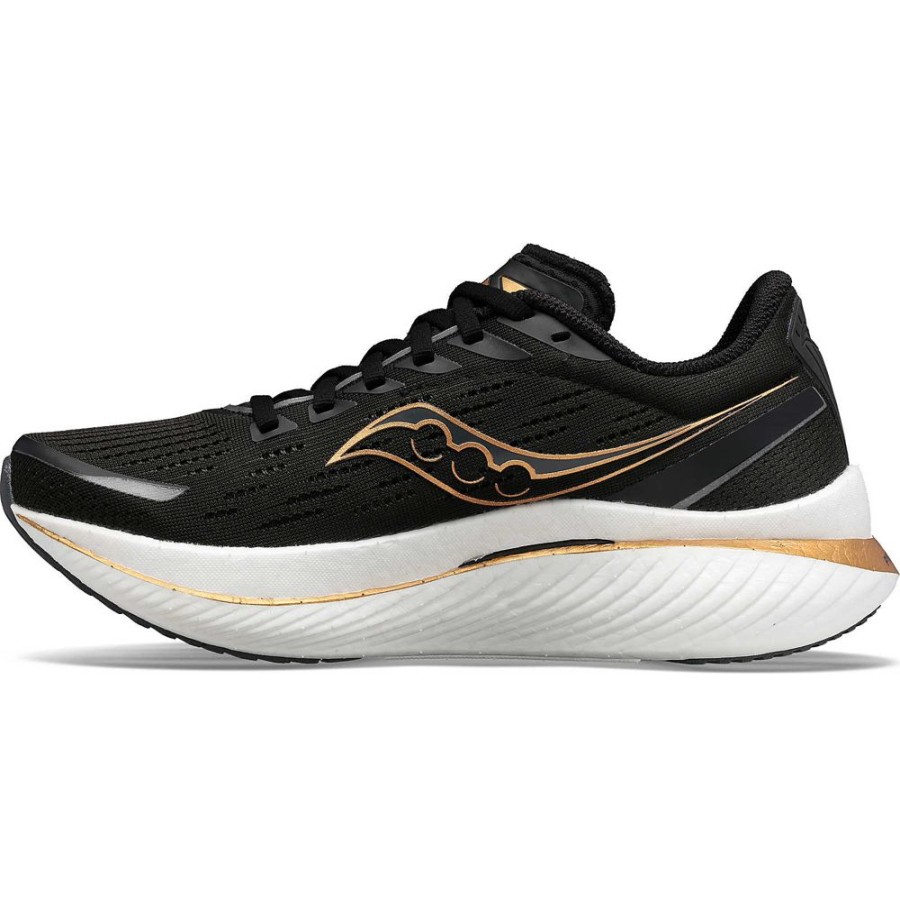 Women Saucony Wide Widths | Women'S Endorphin Speed 3 Wide Black / Goldstruck