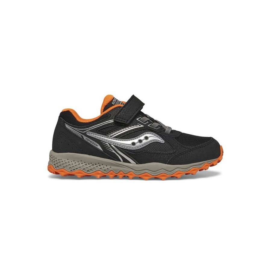 Kids Saucony Boys | Cohesion Tr14 A/C Sneaker Black / Orange