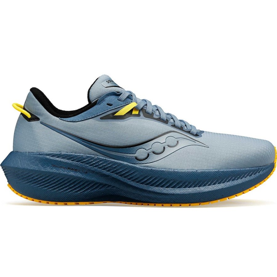 Men Saucony Running | Men'S Triumph 21 Runshield Murk