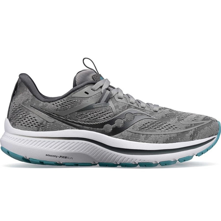 Women Saucony Walking | Women'S Omni 21 Wide Alloy / Rainfall