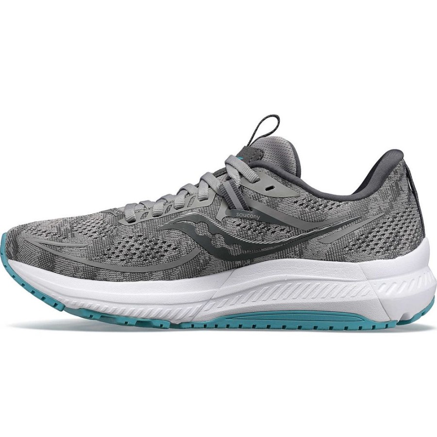 Women Saucony Walking | Women'S Omni 21 Wide Alloy / Rainfall