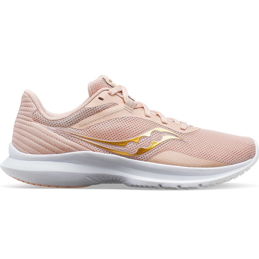 Women Saucony Walking | Women'S Convergence Peach / Gold