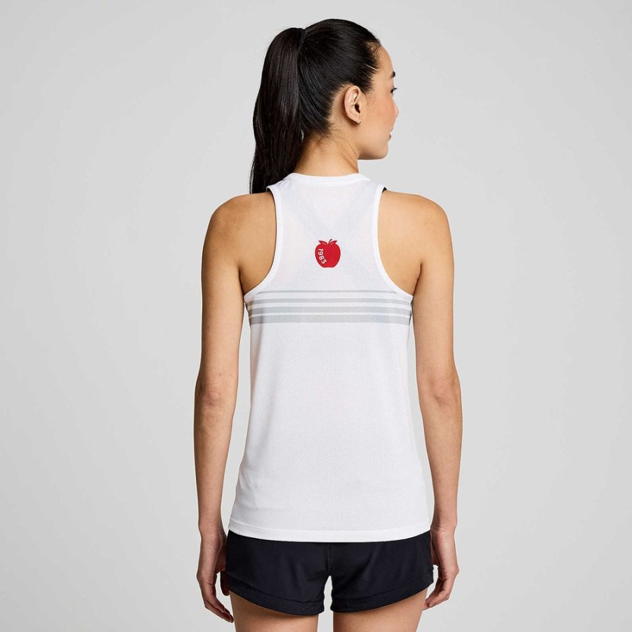 Women Saucony Tops | Women'S New York Stopwatch Singlet New York 2023