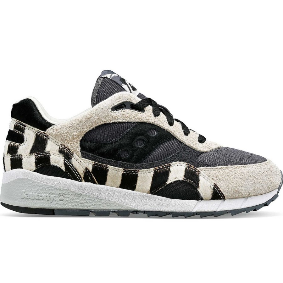 Men Saucony Lifestyle | Shadow 6000 Good Manner Raccoon Grey / Beige