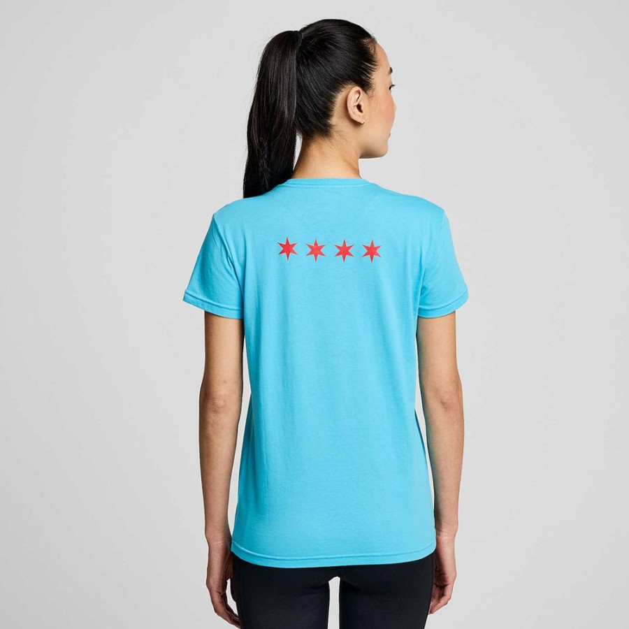 Women Saucony Tops | Women'S Chicago Rested T-Shirt Chicago 2023