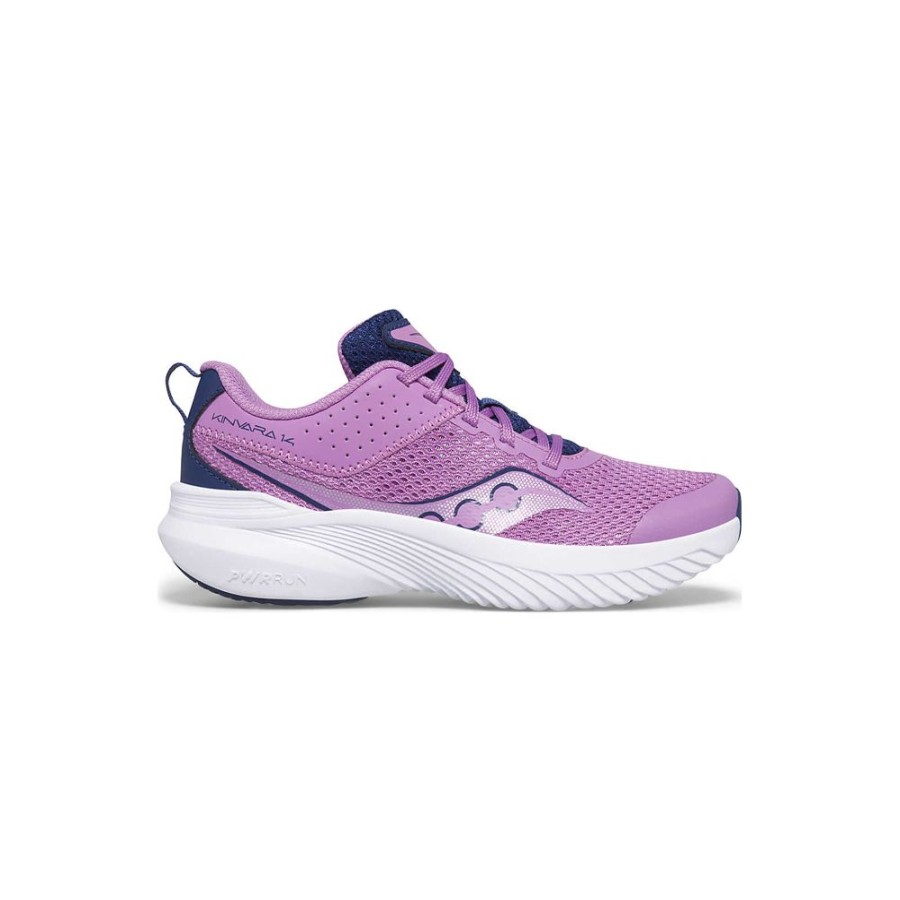 Kids Saucony Girls | Big Kid'S Kinvara 14 Sneaker Grape / Indigo