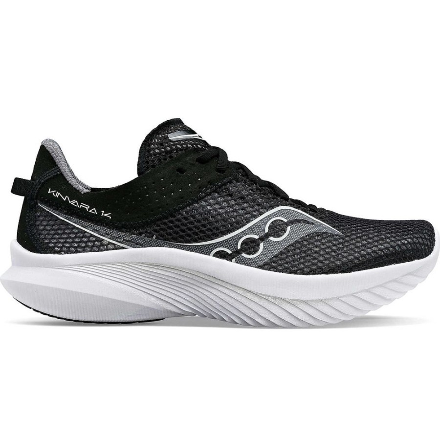 Men Saucony Running | Men'S Kinvara 14 Wide Black / White