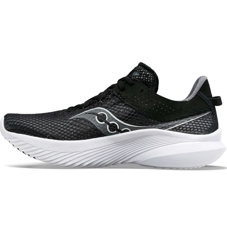 Men Saucony Running | Men'S Kinvara 14 Wide Black / White