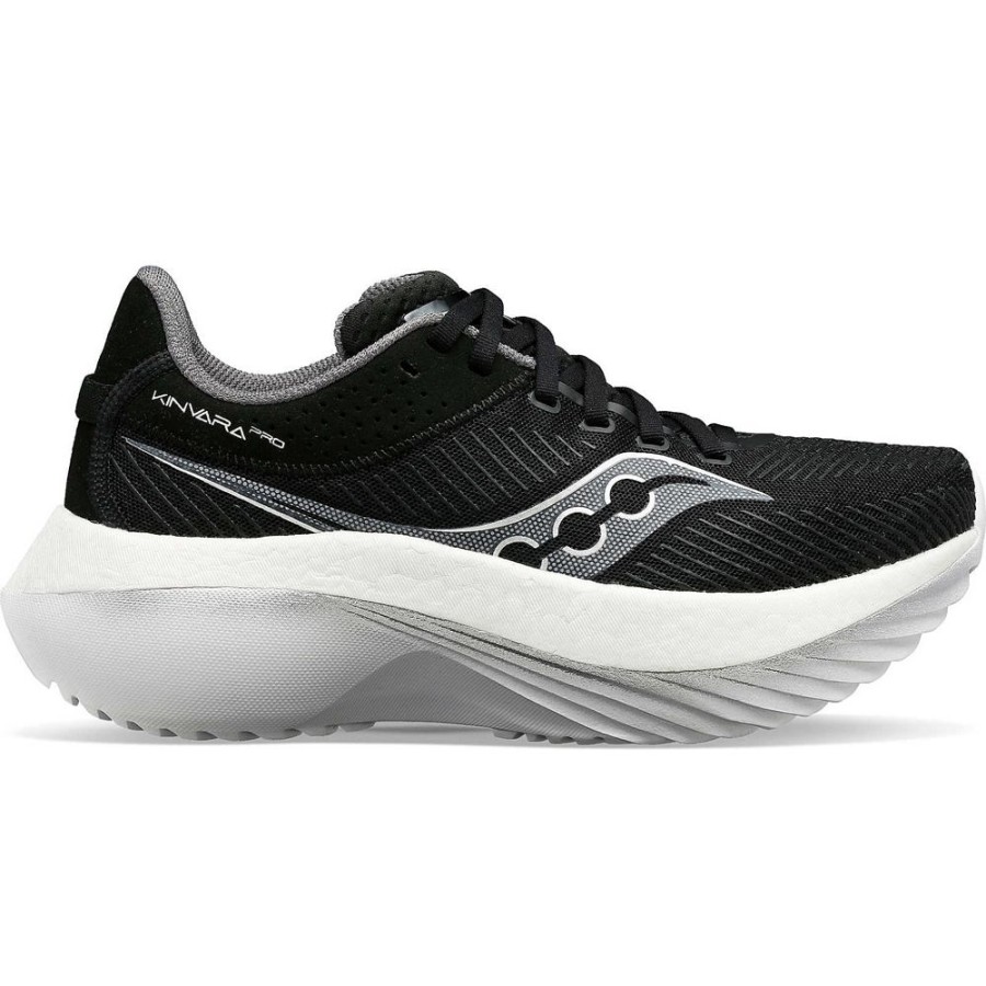 Women Saucony Running | Women'S Kinvara Pro Wide Black / White