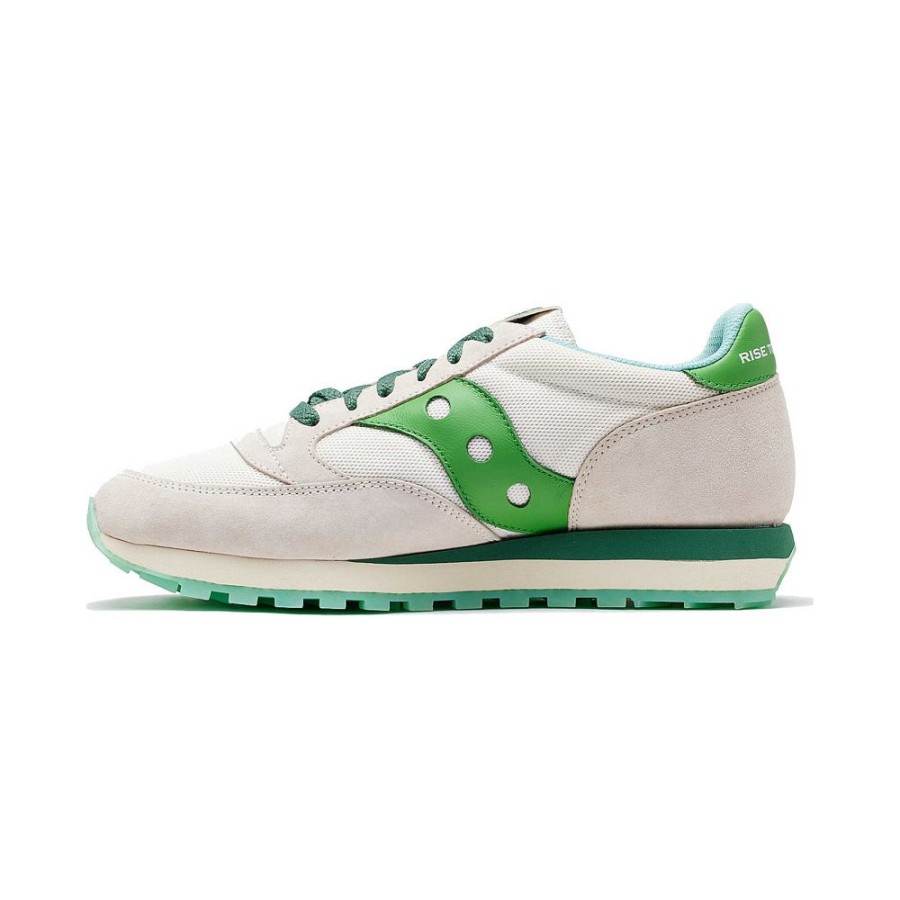 Men Saucony Lifestyle | Shamrock Jazz 81 White / Green