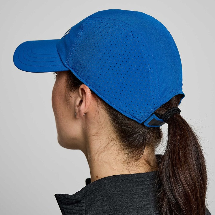 Women Saucony Accessories | Outpace Hat Superblue Graphic