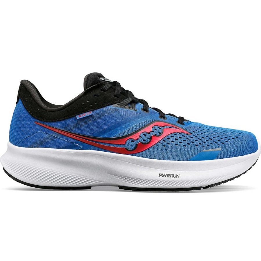 Men Saucony Wide Widths | Men'S Ride 16 Wide Hydro / Black