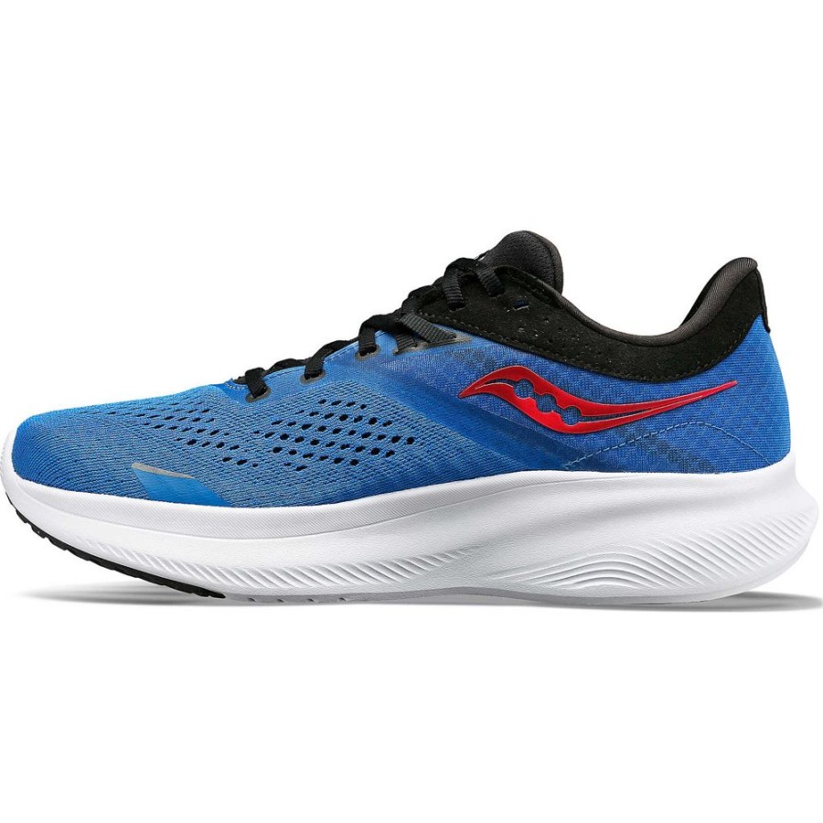 Men Saucony Wide Widths | Men'S Ride 16 Wide Hydro / Black