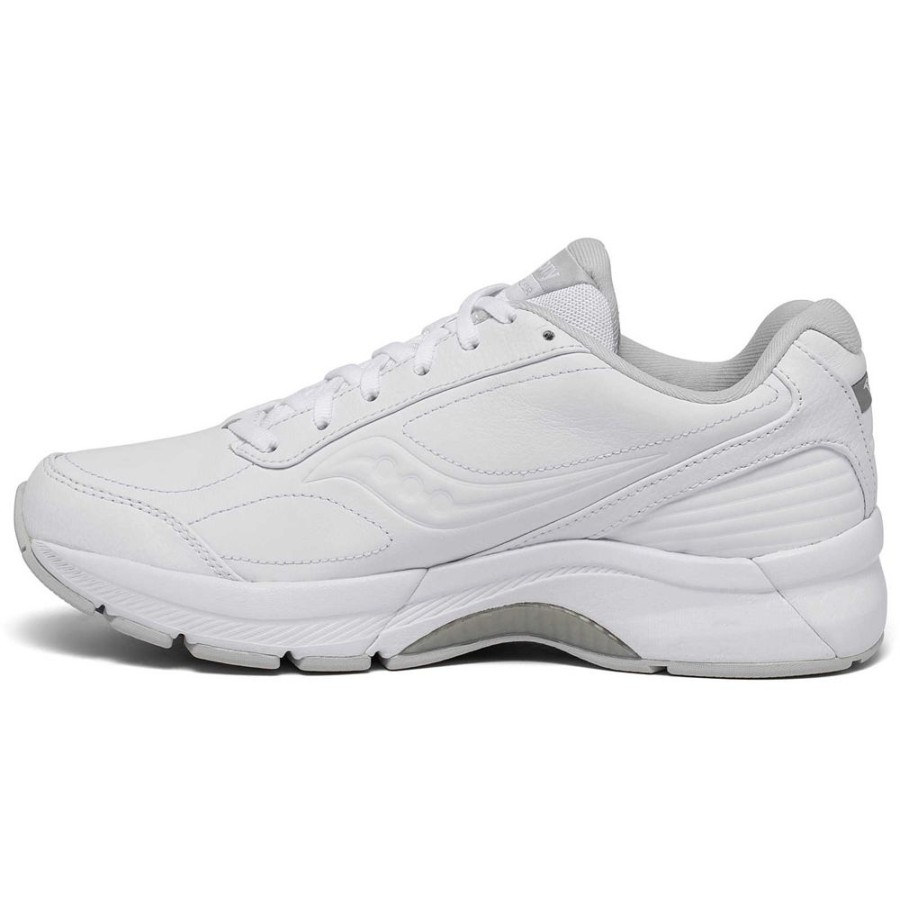 Men Saucony Wide Widths | Men'S Omni Walker 3 Wide White