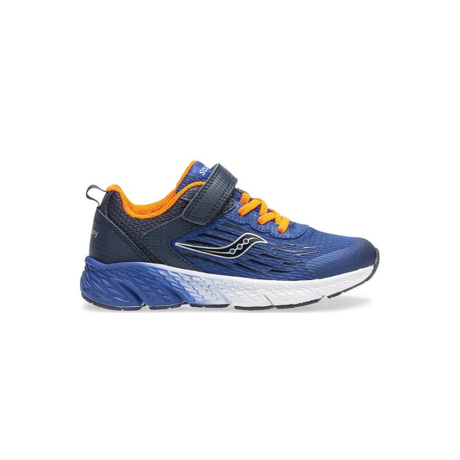 Kids Saucony Unisex | Big Kid'S Wind A/C Sneaker Navy