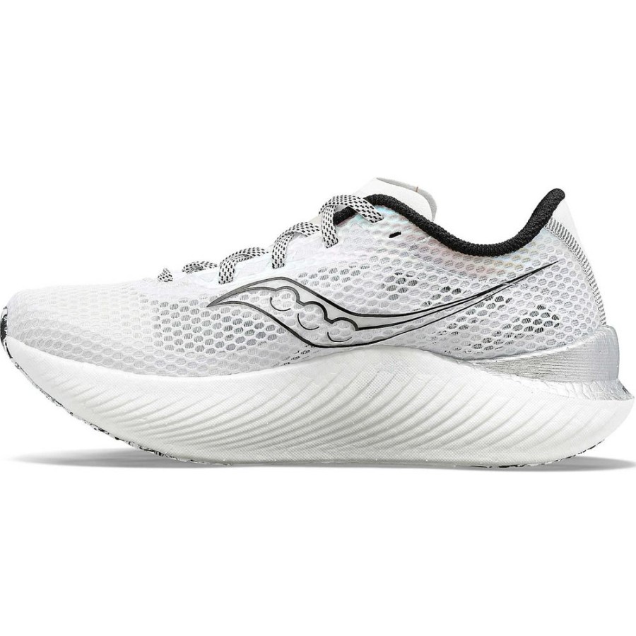 Men Saucony Running | Men'S Endorphin Pro 3 White / Black