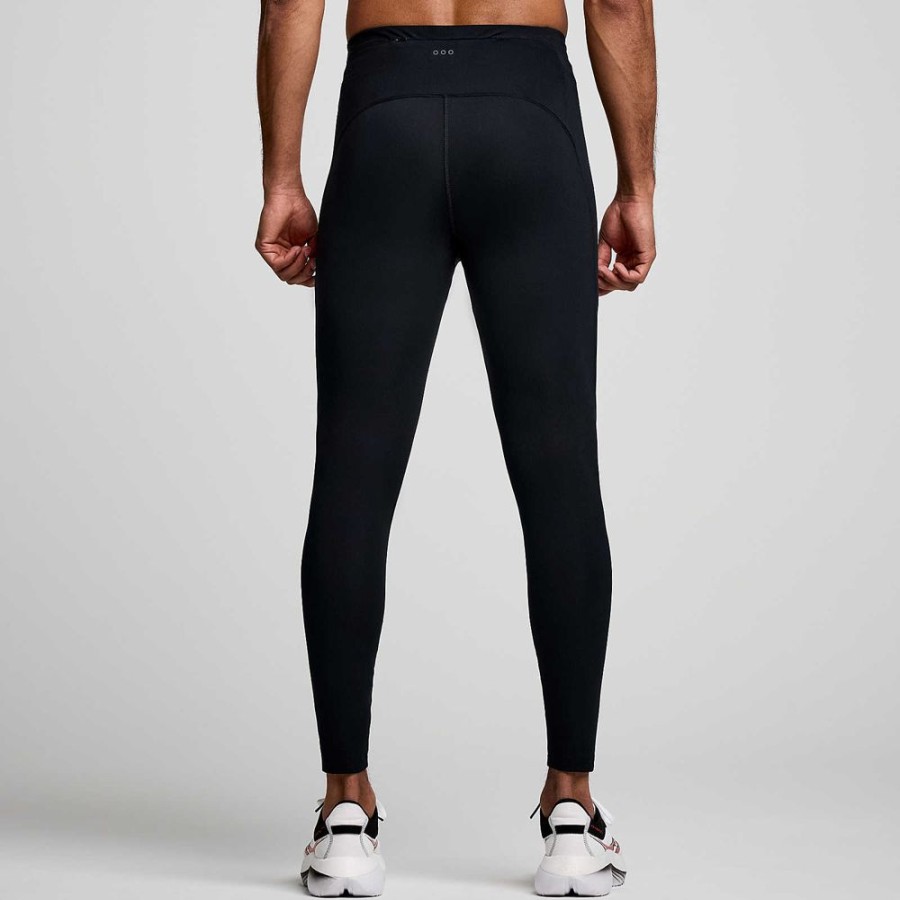 Men Saucony Bottoms | Men'S Fortify Tight Black