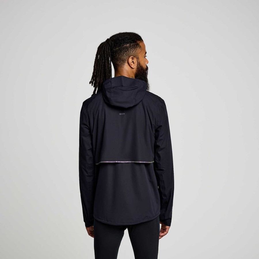 Men Saucony Jackets | Runshield Jacket Black