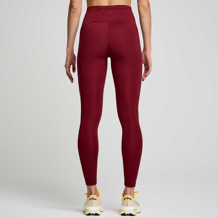 Women Saucony Bottoms | Women'S Fortify 7/8 Tight Sundown