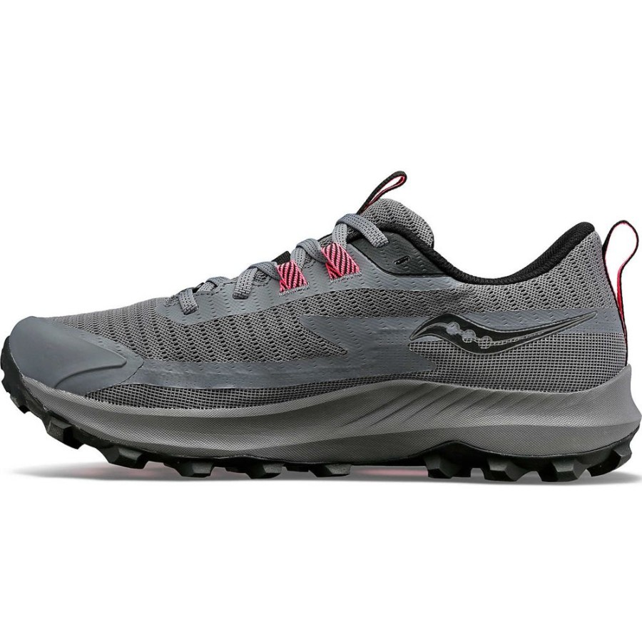 Women Saucony Running | Women'S Peregrine 13 Gtx Gravel / Black