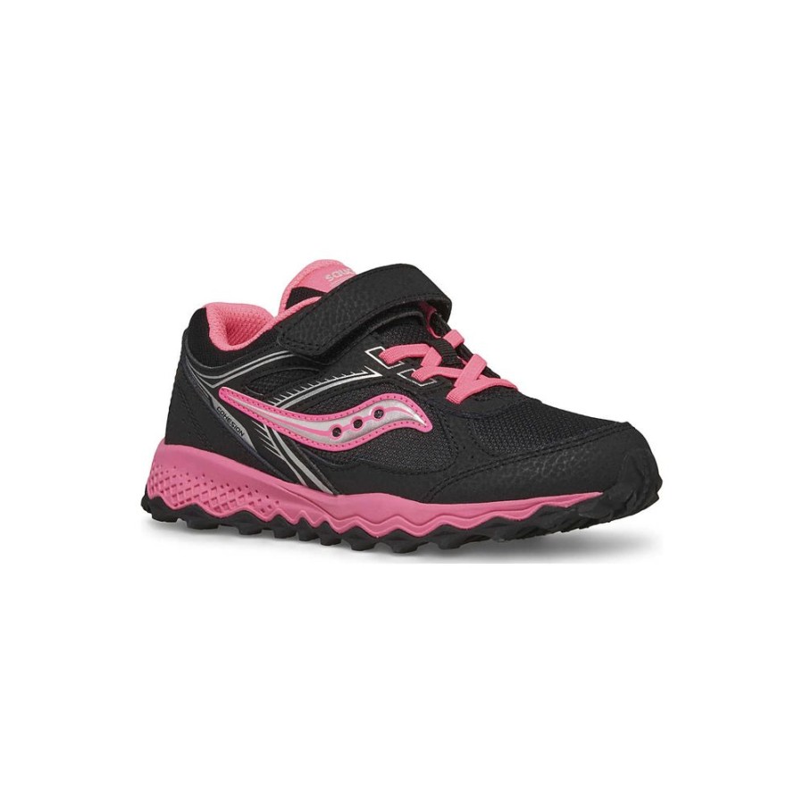 Kids Saucony Girls | Cohesion Tr14 A/C Sneaker Black / Pink