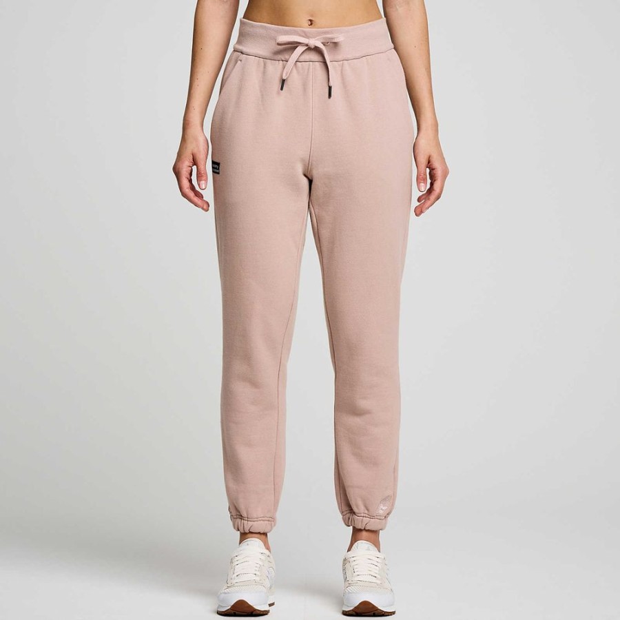 Women Saucony Bottoms | Recovery Sweatpant Smoke Graphic