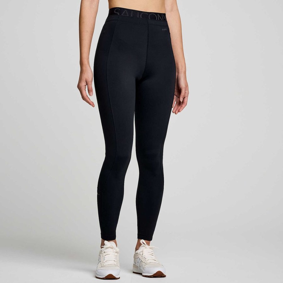 Women Saucony Bottoms | Women'S Triumph Tight Black