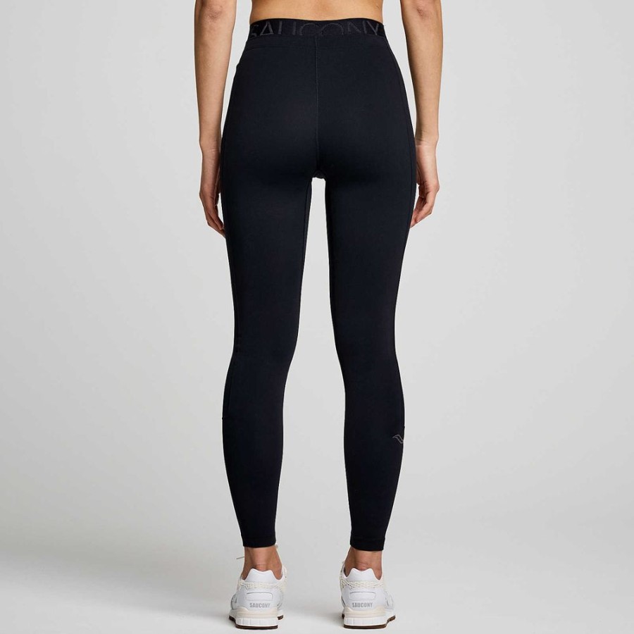 Women Saucony Bottoms | Women'S Triumph Tight Black